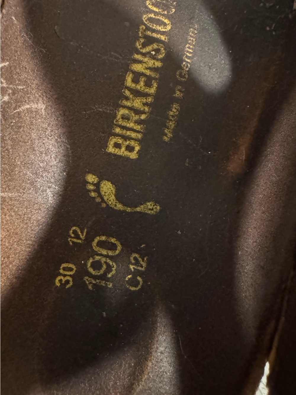 Birkenstock Milano Brown Suede Triple Strap Sandals Size 12 - Picture 9 of 10